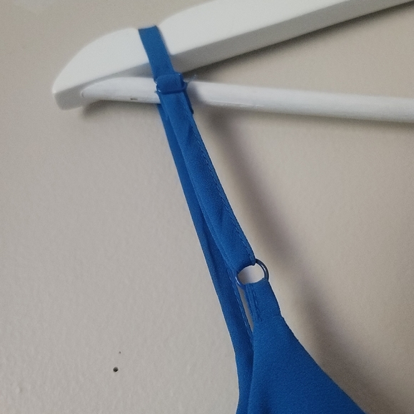 BLACK Tape Tank Top Size Large in Blue - Picture 6 of 7